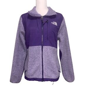 The North Face Denali Fleece Jacket Women's Small Purple Full Zip Colorblock